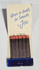 Vintage Camel Joe s Smooth Philosophy Matchbook   On Shopping   Unused - Blue