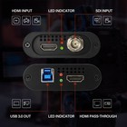 Hdmi To Usb Video Capture Card Sdi Capture 1080p Hd Recorder Game Live Streaming