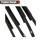 Black Rubber Door Window Weatherstrip Seal Kit 4 Replacement Double Cab 2007-20