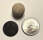 1746 Colonial Coin   Musket Ball Dug Next To The Saratoga Battlefield Ny