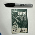 Danzig Access All Areas Crew Backstage Pass 1992 How The Gods Kill Unused