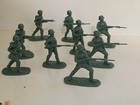 1 32 Armies In Plastic Wwi Germans In Stahlhelm Helmets Advancing Figures Lot 