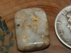 Oregon Blue Mtns  Gold Quartz Cabochon 6 9 Carats Natural Gold Gems