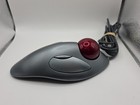 Logitech Trackman Marble T-bc21 Usb Wired Trackball Mouse Tested Works Gray