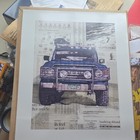 Adam Ambro 16 X 20 Toyota Landcruiser Print 