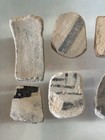Lot Of Anasazi Hohokam Mimbres Pottery Game Pieces  Some Painted   Designed  2