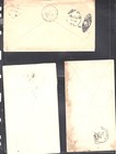 Us  3  Early  Covers   With  Postal  Markings