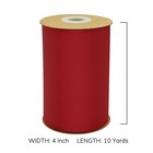 4inch X 10yards Red Grosgrain Ribbon Floral Decor Sewing Gift Wrapping Craft Bow