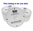 Double Density 3 4   Thick Kumihimo Round Disk Plate 6 Inch  japanese Braiding