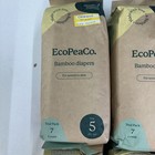 X42ecopeaco  Disposable Diapers Organic Bamboo   Viscose Size 5        X6 7  Packs