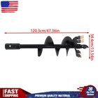 12  X 48  Auger Bit 2  Hex Collar Skid Steer Post Hole Digger Attachment