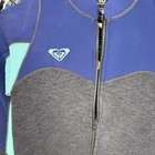 Roxy Women s Syncro Long Sleeve Front Zip Wetsuit Jacket Neoprene Top - Size 10