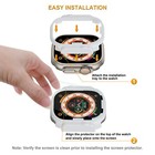 2x Anti-glare Matte Tempered Glass Screen Protector For Apple Watch Ultra 3 49mm