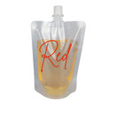 Personalized Drink Pouch Twist Cap Reusable Travel Flask Cruise Reunion Party