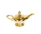 Disney  Aladdin s Magic  Lamp Bank  Metalic Gold Ceramic 