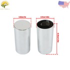 20 Pack 4 1 4  33 Mm Plastic Screw-on Flat Top Cylinder For Truck Lug Nut Covers