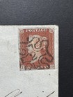 Great Britain 1841 Qv 1d Penny Red  2 In Maltese Cross  Cover To Stamford