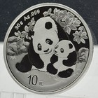 2024 Chinese 1 Oz Silver Panda 10 Yuan Coin Bu