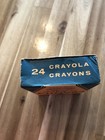 Vintage Binney   Smith Crayola Crayons 24 Pack No  242 Brilliant Colors Used Usa