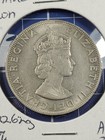1964 Silver Bermuda Crown 0 50  3636asw Circulated