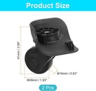 Uxcell 2pcs Luggage Wheel Replacement  Suitcase Trolley Wheels Diy Repair  Spinn