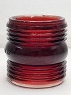 New Old Stock - Dietz No  40 - Red Ribbed Railroad  Lantern Globe    Mint   