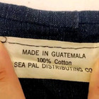 Vintage 1970s Mayan Guatemalan Maxi Dress Hand Embroidered Textile Indigo Dye