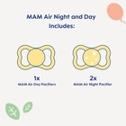 Air Day   Night Baby Pacifier  Glows In The Dark  3 Pack  16  Months  Boy