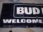 New Large Budweiser Bud Light Banner Sign Beer Welcome Rodeo Fans Pennants 