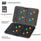 Aluminum Carrying Box Storage Holder 8 Slots For Sd Sdhc Mmc Micro Tf Cards C260
