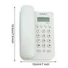 Corded Basic Landline Phone  Fsk dtmf Simple Caller Id Telephone With Lcd Inc   