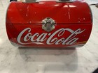 Coca Cola Vintage Metal Soda Can Tin Purse - Tote Collectible Classic Red Used