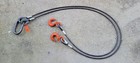 Liftall 122lbx8 X2 Wire Rope Sling  2 Leg Bridle 1 2  X 8ft Long