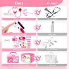 Doctor Kit For Toddlers 3-5  Pretend Doctor Kids Play Set With Stethoscope Ages