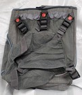 Badass Moto Gear Gray Motorcycle Helmet Bag Backpack Expandable Pockets 