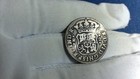 2  Reales Mexico Pillar Dollar Ferdinand Vi Silver Coin Spain Colonial Era Cob