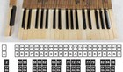 Vtg Pratt   Read 18  Piano Keys Various Cond  Keytop Replacement See Description