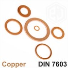 Metric Copper Sealing Washers Rings Flat Gasket Form A Din 7603 A All Sizes Mm