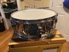 Blue Olive Ludwig Rocker Chrome Over Wood Student Snare Drum