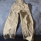 Carhartt Overalls Mens 40x34 R01 Brn Barn Duck Canvas Made In Usa Workwear