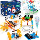 Stem Robotics Kit - 6 Science Experiment Projects For Kids 4-12  Engineering Toy