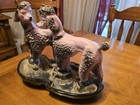 Vintage 50s Lane   Co Van Nuys California Poodle Lamp With Planter