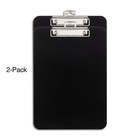 Staples Plastic Clipboards Letter Size Black 6 carton St10530-ccvs