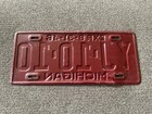 Rare 1946 Michigan Half Year License Plate All Original Paint Hard To Find Nice
