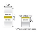 Tabbies Mini Gold-edged Bible Indexing Tabs  Old   New 1 18 l X 0 5 w  Gold