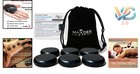 Hot Stones Massage Kit 6 Basalt Stones For Full Body Spa Therapy Pain Relief