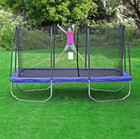 15  X 9  Rectangle Trampoline   Safety Enclosure Walls Skywalker Blue