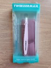 Tweezerman Slant Tweezers With Case - Full-size - New In Package - Sealed - Pink