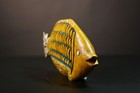 African Bwa Fish Mask Hand Carved Wood Painted Tribal Burkina Faso-g2027