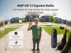 Reolink 2k 4mp Gen2 Wifi Video Battery Doorbell Person vehicle package Detection